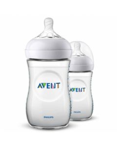 Avent Biberon Natural 1 mois et + 260 ml Lot de 2 