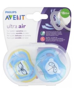 Avent Ultra Air 18 mois+ 2 sucettes 