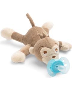 Avent Peluche Sucette Ultra Douce 0-6 Mois Modèle Singe