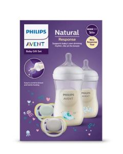Philips Avent Kit Nouveau Né à Réponse Naturelle 2 Biberons Et 2 Sucettes