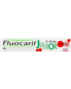 Fluocaril Dentifrice Junior Gel Fruits Rouges 75ml