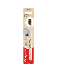 Colgate Brosse à Dents Bambou Charbon Medium 1X12