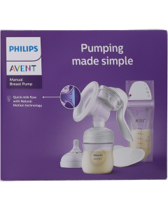 Avent Tire Lait Manuel + Sachet Conservateur