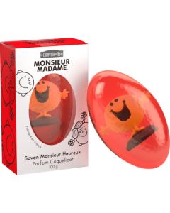 Le Comptoir du Bain Savon Monsieur Heureux - Parfum Coquelicot 100 g