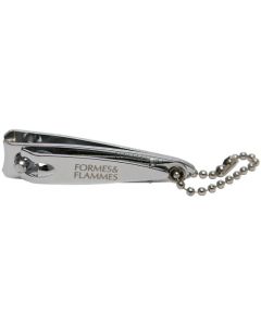 Formes & Flammes Coupe-Ongle de Poche Chromé