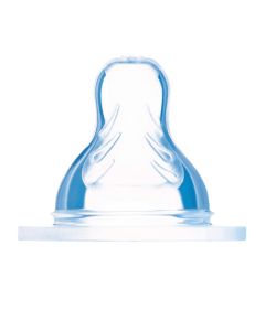 MAM Tétine Débit X Rapide et Liquide Epais - Silicone - Lot de 2 - Transparent