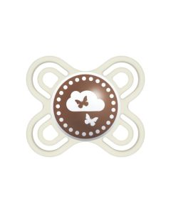 MAM Sucette Perfect Naissance 0-2 mois - Lot de 2-  Décor - Silicone - Boite stérilisation