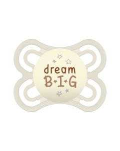 MAM Sucette Perfect Nuit de 2 à 6 mois Décor - Lot de 2 - Silicone - Boite stérilisation
