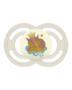 MAM Sucette Perfect Nuit à partir de 6mois Décor - Lot de 2 - Silicone - Boite stérilisation