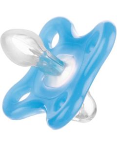 MAM Sucette Comfort 0+ mois - Silicone - Boîte Stérilisation - Bleu