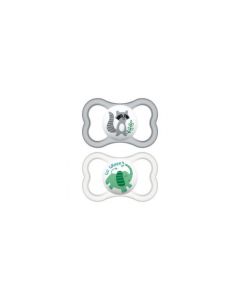 MAM Sucette Suprême - à partir de 6 mois - Silicone- Lot de 2 - Boîte Stérilisation