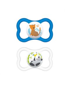 MAM Sucette Suprême - à partir de 18 mois - Silicone- Lot de 2 - Boîte Stérilisation