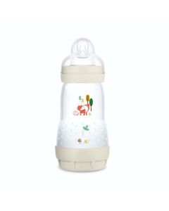 MAM Biberon Easy Start / Anti-Colique "Nature" - 260ml - Lin- Tétine Débit 2 X1