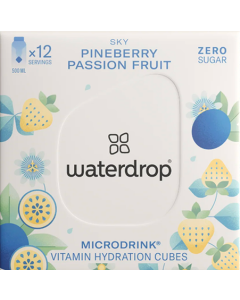 Waterdrop Microdrink Fraise Ananas Fruit de la Passion x12