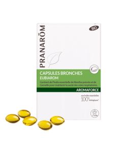 Pranarôm Aromaforce Capsules Bronches Eubiarom Bio 30 capsules