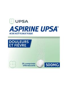 UPSA Aspirine Comprimé Effervescent 500 mg  x20 Comprimés