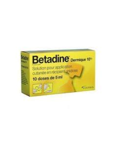 Betadine Dermique 10% 10 Unidoses 5 ml 