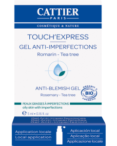 Cattier Touch Express Gel Anti Imperfections Peaux Imperfections 5ml