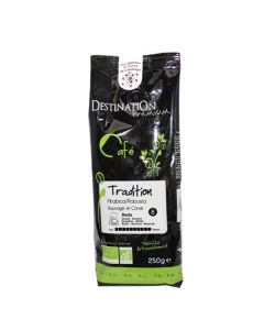 Destination Café Bio Tradition Arabica Robusta Moulu Filtre 250g