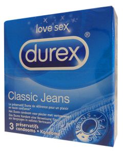 Durex Classic Jeans 3 Préservatifs