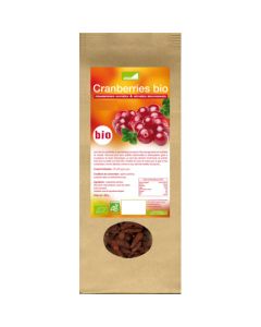 Exopharm Cranberries Sucrées & Séchées Biologiques Sachet de 250g