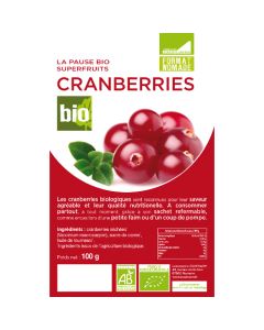 Exopharm Cranberries Bio Sachet de 100g
