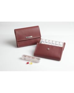 Pilbox Liberty Pilulier Hebdomadaire Carmin