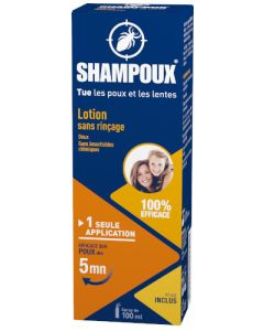 Shampoux Lotion Traitante Anti-Poux Sans Rinçage 100ml