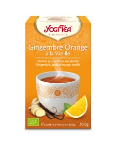 Yogi Tea Gingembre Orange à la Vanille 17 Infusions
