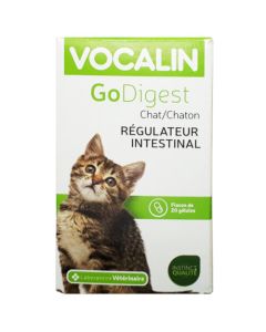 Vocalin GoDigest Régulateur Intestinal Chaton & Chat 20 Gélules