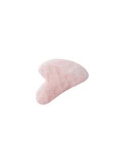 Minimaliste Gua Sha en Quartz Rose