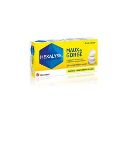 Hexalyse 24 comprimés à sucer