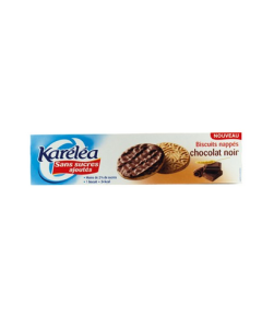 Karelea Biscuits Nappés au Chocolat Noir 5 Sachets