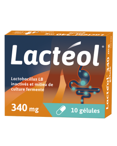 Lactéol 340 mg 10 gélules