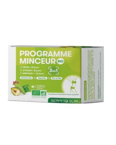 Séphyto Slim Programme Minceur 3 en 1 Bio 45 Gélules