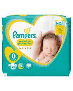 Pampers New Baby Taille 0 (Mini) 15-25 kg 24 Couches