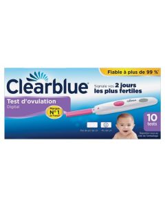 Clearblue Test d'Ovulation Digital Kit De 10 tests
