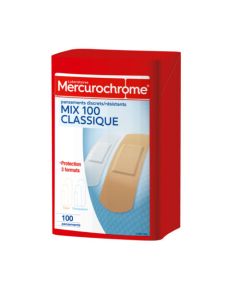 Mercurochrome Pansements Boîte Secours Multi-Usage 100 Unités