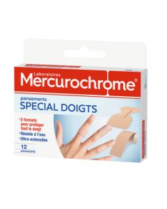 Mercurochrome Pansements Doigts 12 Unités