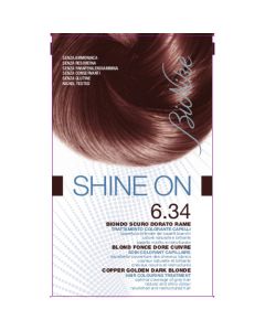 Bionike Shine On Shine On Soin Colorant Capillaire Blond Foncé Doré Cuivre 6.34