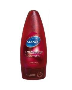Manix Gel Massage Gourmand Fraise 200ml