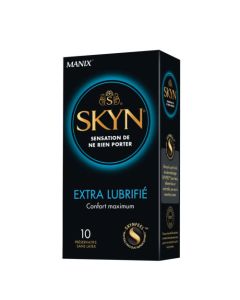 Manix Skyn Extra Lubrifié 10 Préservatifs