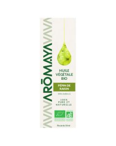 Aromaya Huile Végétale de Pépin de Raisin Bio 50ml