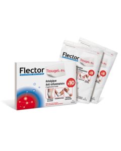 Flector Tissugel EP1% Emplâtre 10 Sachets