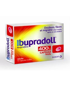 Sanofi Ibupradoll 400mg 10 Capsules Molles