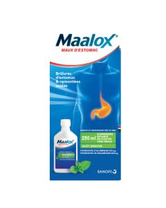 Maalox Maux d'Estomac Suspension Buvable Flacon 250ml