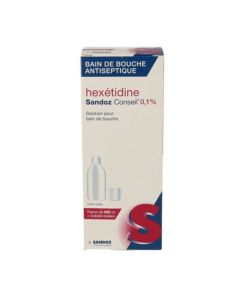 Sandoz Hexetidine 0,1% 400ml