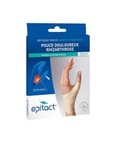 Epitact Orthèse Pouce Souple d'Activité Pouce Douloureux Rizarthrose Taille M