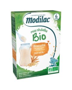 Modilac Cereales Bio Biscuité 250g