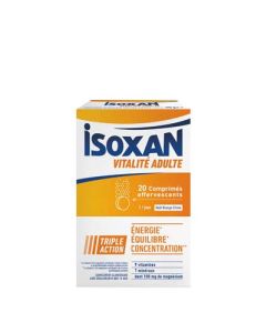 Isoxan Vitalité Adulte Boîte de 20 comprimés effervescents